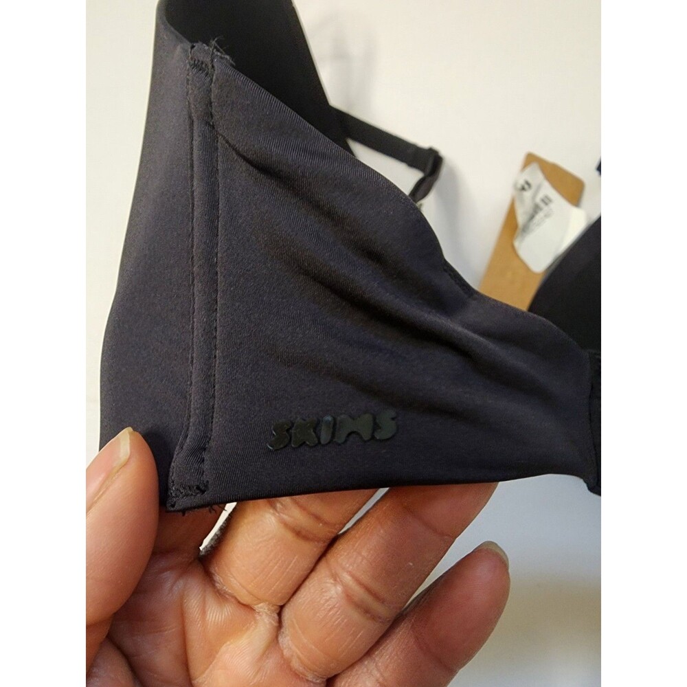 Skims Bra Womens 32DD Onyx Wireless Form Demi T-shirt Adjustable Straps - Picture 4 of 7